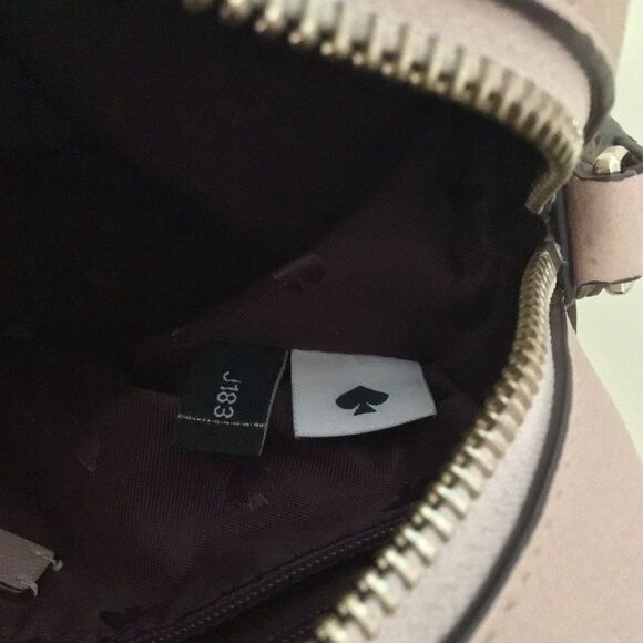 Kate Spade Pebbled Grain Leather Pale Pink Crossbody Bag - Picture 7 of 12